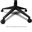 Ergonomic Split Back Chair without Headrest