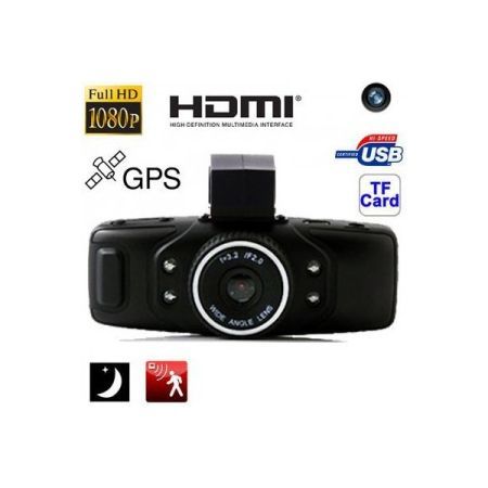 GS5000 5.0MP H.264 FULL HD 1080P Night Vision Car Camera GPS G-Sensor DVR Black