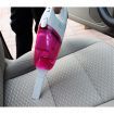 Mini Portable Rechargeable Wet Dry 12V Car Auto Vacuum Cleaner Fuchasia