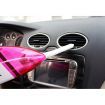 Mini Portable Rechargeable Wet Dry 12V Car Auto Vacuum Cleaner Fuchasia