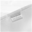 6 Piece White Square Tablecloth Set-180cmx180cm