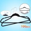 2 Pack of 50 Velvet Hangers with Notches