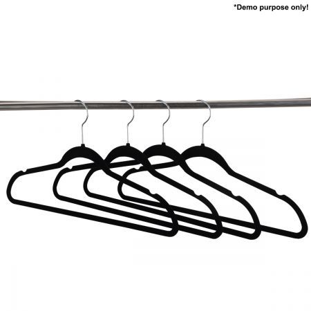3 Pack of 50 Velvet Hangers with Notches | Crazy Sales