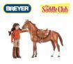 Breyer The Saddle Club Series 2 Lisa & Prancer Model Figure Toy Gift Set
