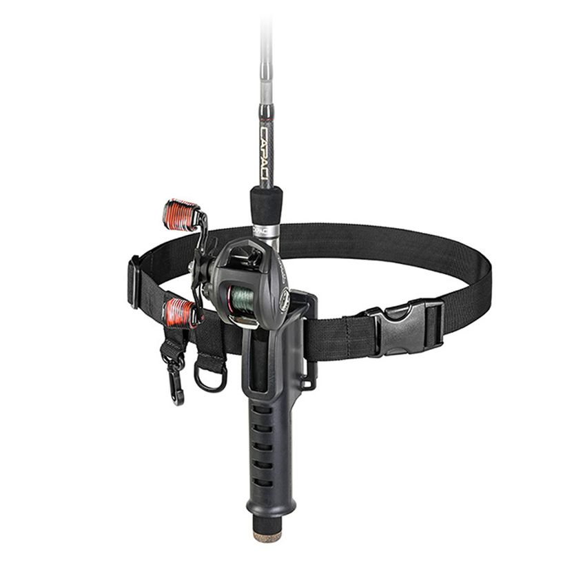Adjustable Fishing Waist Belt Padded Fishing Rod Holder Portable