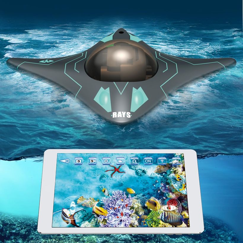 RC Boat with Underwater Camera Pool Toys Remote Control Boat Waterproof Camera Underwater Drone Crazy Sales