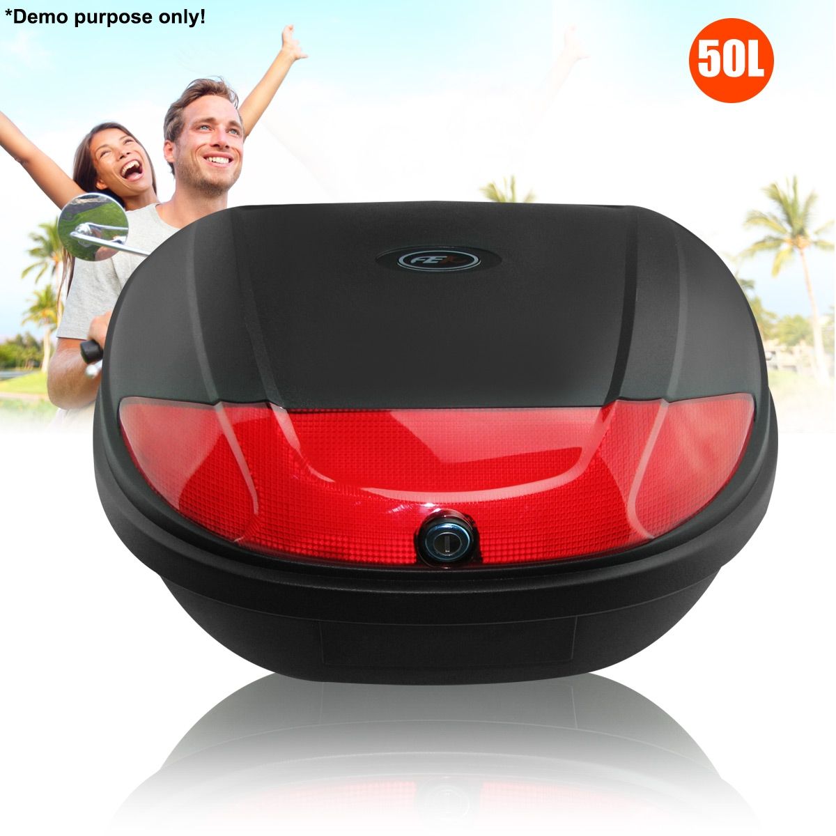 Large Motorcycle Top Box