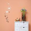 LUD Butterfly combination wall stickers crystal home decoration DIY 3D mirror surface wall stickers and child gift