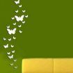 LUD Butterfly combination wall stickers crystal home decoration DIY 3D mirror surface wall stickers and child gift