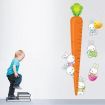 Rabbits Carrots Height Chart Measurement Wall Stickers Vinyl Decal Nursery Decor
