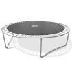 Genki 8ft Trampoline with 5ft Safety Enclosure