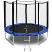 Genki 8ft Trampoline with 5ft Safety Enclosure