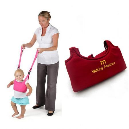 Baby Toddler Learning Walking Assistant Safety Harness Strap Belt Red
