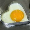 LUD Cute Kitchen Heart Love Shaped Cook Fried Egg Mold Pancake Stainless Steel