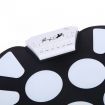 Portable Electronic Roll up Drum Pad Kit Silicon Foldable with Stick