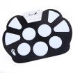 Portable Electronic Roll up Drum Pad Kit Silicon Foldable with Stick