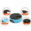6 Compartment Programmable Pet Feeder with Recordable Message and Built-In Microphone Blue