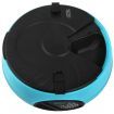 6 Compartment Programmable Pet Feeder with Recordable Message and Built-In Microphone Blue