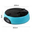 6 Compartment Programmable Pet Feeder with Recordable Message and Built-In Microphone Blue