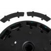 6 Compartment Programmable Pet Feeder with Recordable Message and Built-In Microphone Blue