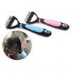 LUD Pet Fur Shedding Trimmer Grooming Rake Comb Brush Tool Color Random