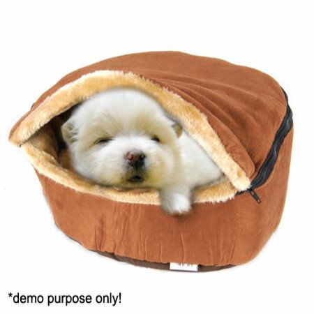 medium dog igloo bed