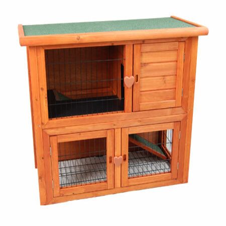 cedar rabbit hutch