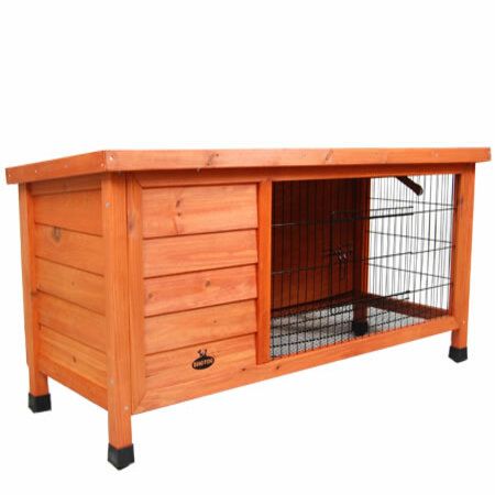 cedar rabbit hutch