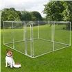 Dog Kennel Outdoor Playpen Rabbit Hutch Pet Enclosure Chicken Run Coop Puppy Cage Fencing 4m x 4m