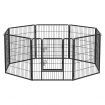 Pet Playpen Dog Kennel Enclosure Puppy Exercise Cage Outdoor Fence 8 Panels Small