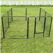 Pet Playpen Dog Kennel Enclosure Puppy Exercise Cage Outdoor Fence 8 Panels Small