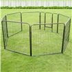 Pet Playpen Dog Kennel Enclosure Puppy Exercise Cage Outdoor Fence 8 Panels Small