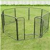 Pet Playpen Dog Kennel Enclosure Puppy Exercise Cage Outdoor Fence 8 Panels Small