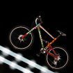 New 3 Modes Blue Cycling Bike Bicycle 15 Led Safety Wheel Tire Spoke Light Strip