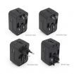 Multifunction Travel Universal Adapter Socket AU/EU/US/UK Dual USB Port