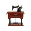 LUD Vintage Mini Treadle Sewing Machine Design Mechanical Music Box