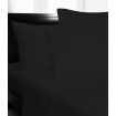 Queen Bed Microfibre Black Fitted Sheet Combo Pack