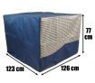 Extra Large 48" Dog Crate Pet Cage Cover Waterproof - Blue & Tartan