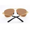Men Polarized Fashion Sunglasses Golden