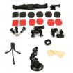 Dazzne KT-102 Bicycle Handlebar/Helmet Mount Mini Tripod 3M Adhesive Stickers Set Kit for GoPro Hero 3+ 3 2