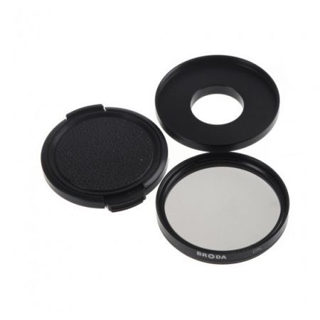 52mm CPL Circular Polarizer Lens Filter + Adapter + Protective Cap for Gopro 3 3+