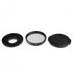 52mm CPL Circular Polarizer Lens Filter + Adapter + Protective Cap for Gopro 3 3+