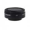 37mm Filter Adapter + Glass UV Lens + Protective Cap for Gopro Hero 3 3+