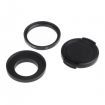 37mm Filter Adapter + Glass UV Lens + Protective Cap for Gopro Hero 3 3+
