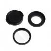 37mm Filter Adapter + Glass UV Lens + Protective Cap for Gopro Hero 3 3+
