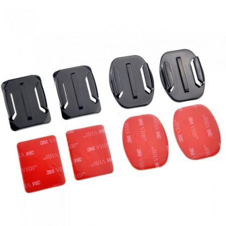 Flat & Curved Surface Mount With 3M VHB Adhesive Pads for GoPro HERO 1/2/3