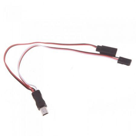 USB to AV Video Output & 5V DC Power BEC Input Cable FPV for Gopro Hero 3