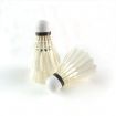 24Pcs Training White Goose Feather Badminton Shuttlecocks