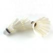 24Pcs Training White Goose Feather Badminton Shuttlecocks