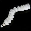 24Pcs Training White Goose Feather Badminton Shuttlecocks